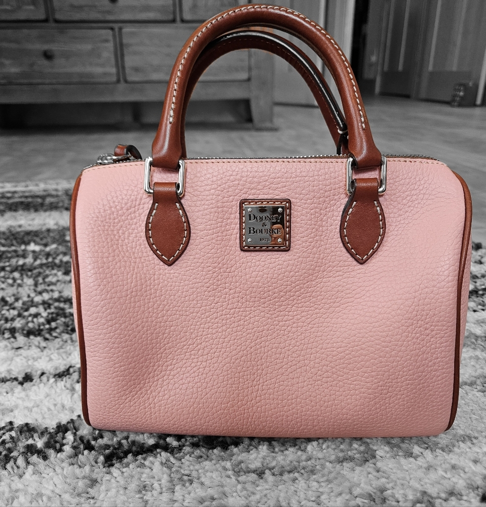 Dooney and Bourke Pebble Grain Small Zip Satchel
